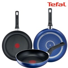 [테팔] 티타늄 미드나잇 블루 후라이팬 24cm + 26cm + 28cm
