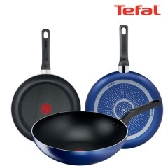 [테팔] 티타늄 미드나잇 블루 후라이팬 24cm + 26cm + 멀티팬28cm